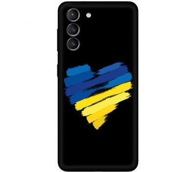 Чохол для Samsung Galaxy S21 FE (G990) MixCase патріотичний "серце"