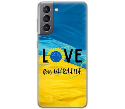 Чохол для Samsung Galaxy S21 FE (G990) MixCase патріотичні love Ukraine