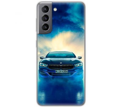 Чохол для Samsung Galaxy S21 FE (G990) MixCase машини bmw і туман