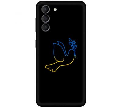 Чохол для Samsung Galaxy S21 FE (G990) MixCase патріотичні блакитно-жовтий голуб