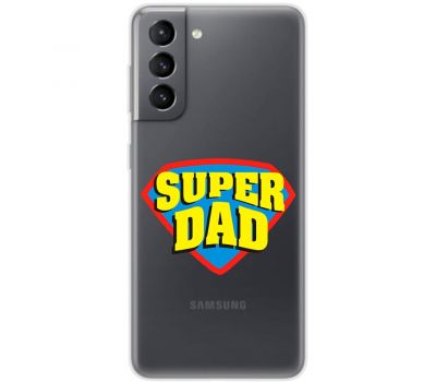 Чохол для Samsung Galaxy S21 FE (G990) MixCase День батька super Dad