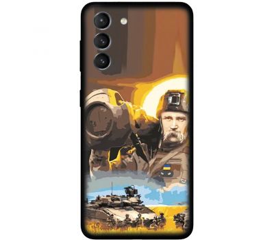 Чохол для Samsung Galaxy S21 FE (G990) MixCase патріотичні Шевченко з Javelin