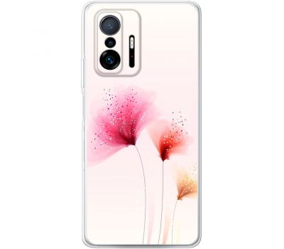 Чохол для Xiaomi 11T / 11T Pro Mixcase квіти три чарівні квітки