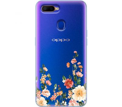 Чохол для Oppo A5s/A12 Mixcase квіти квіточки