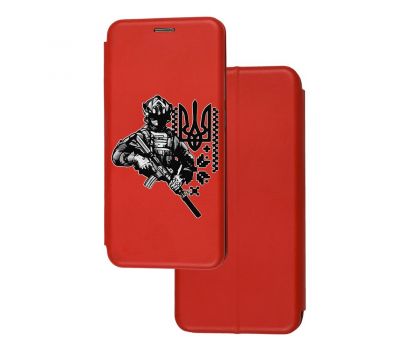 Чохол-книжка Xiaomi Redmi Note 12 4G з малюнком штурмовик ЗСУ