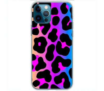 Чохол для iPhone 14 Pro MixCase Леопард неон