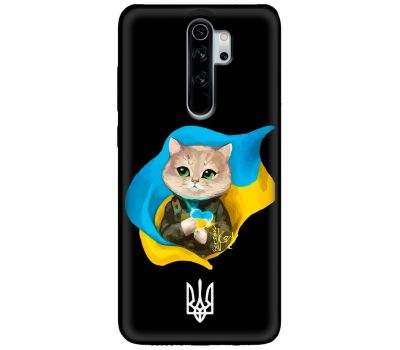 Чохол для Xiaomi Redmi Note 8 Pro MixCase патріотичні котик зелені очі