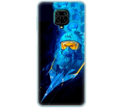 Чохол для Xiaomi Redmi Note 9S / 9 Pro MixCase патріотичні ас і соняшники