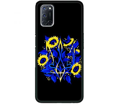 Чохол для Oppo A52/A72/A92 MixCase патріотичні герб соняшники