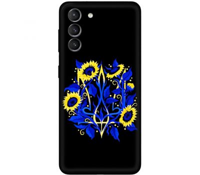Чохол для Samsung Galaxy S21 FE (G990) MixCase патріотичні герб соняшники