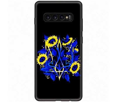 Чохол для Samsung Galaxy S10+ (G975) MixCase патріотичні герб соняшники