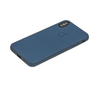Чохол Carbon New для iPhone Xs Max синій 3252499
