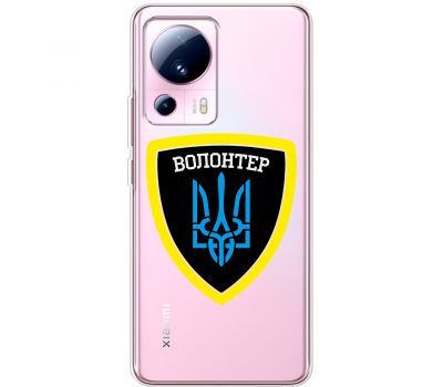 Чохол для Xiaomi 13 Lite MixCase волонтер Герб