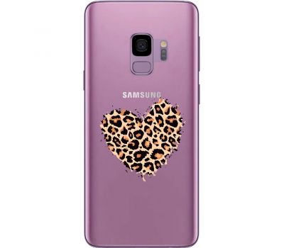 Чохол для Samsung Galaxy S9 (G960) MixCase Леопард серце