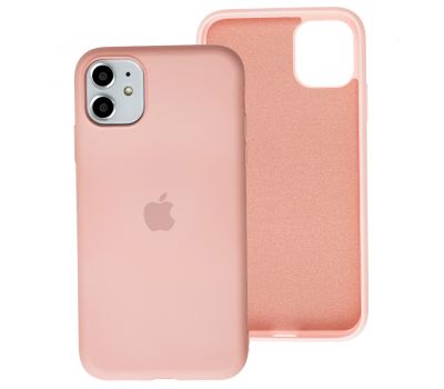 Чохол для iPhone 11 Silicone cover 360 рожевий