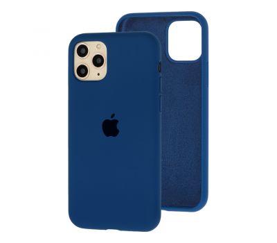Чохол для iPhone 11 Pro Max Silicone Full blue