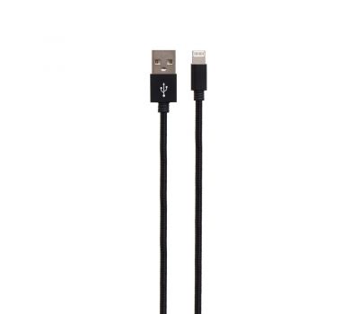 Кабель USB Hoco X35 Lightning Premium Charging 2.4A 0.25m чорний 3260939
