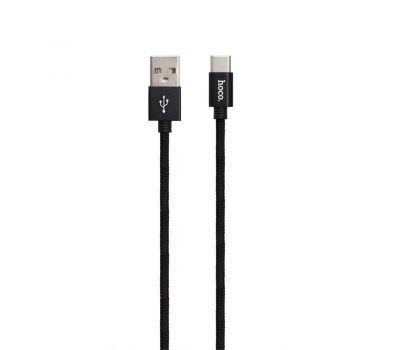 Кабель USB Hoco X35 Type-C Premium Charging 2.4A чорний 0.25m 3260944