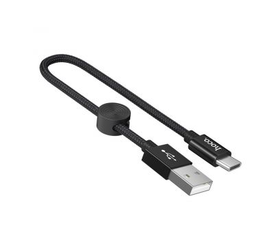 Кабель USB Hoco X35 Type-C Premium Charging 2.4A чорний 0.25m
