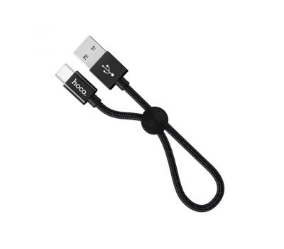 Кабель USB Hoco X35 Type-C Premium Charging 2.4A чорний 0.25m 3260942