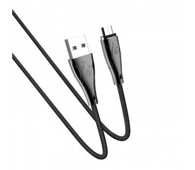 Кабель USB Hoco U75 Blaze magnetic microUSB 3A 1.2m чорний 3260891