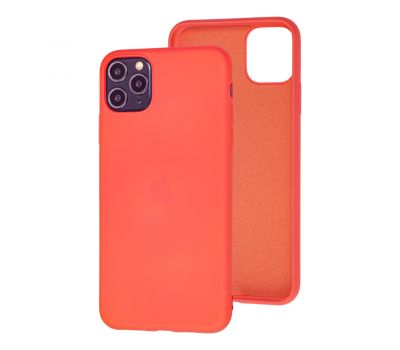 Чохол для iPhone 11 Pro Max Silicone cover 360 помаранчевий
