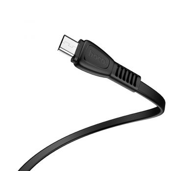 Кабель USB Hoco X40 Noah microUSB 2.4A 1m чорний 3260963