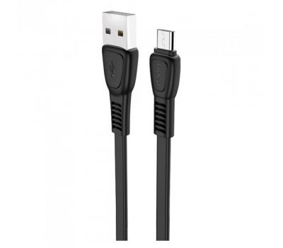 Кабель USB Hoco X40 Noah microUSB 2.4A 1m чорний 3260966