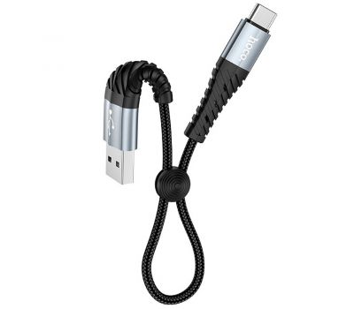 Кабель USB Hoco X38 Cool Type-C 3A 0.25m чорний