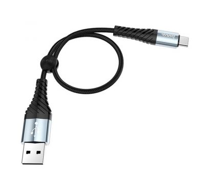 Кабель USB Hoco X38 Cool Type-C 3A 0.25m чорний 3261133