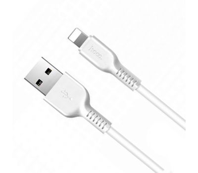 Кабель USB Hoco X13 Easy Charging Lightning 2.4A 1m білий 3261104