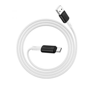 Кабель USB Hoco X48 Type-C Soft Silicone 3A 1m білий 3261154