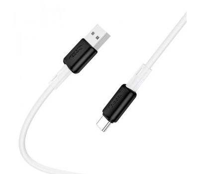 Кабель USB Hoco X48 Type-C Soft Silicone 3A 1m білий 3261155