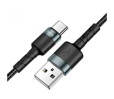 Кабель USB Hoco DU46 Charging Type-C 1m чорний
