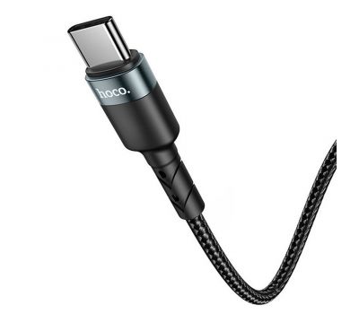 Кабель USB Hoco DU46 Charging Type-C 1m чорний 3261252