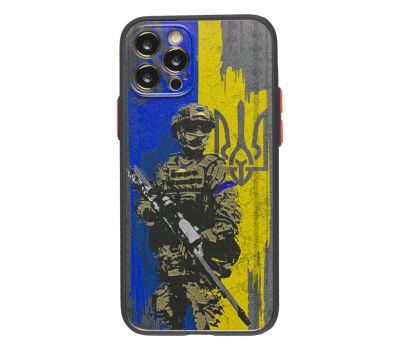 Чохол для iPhone 12 Pro WAVE Ukraine Shadow Matte courageous