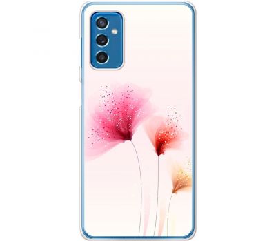 Чохол для Samsung Galaxy M52 (M526) Mixcase квіти три чарівні квітки