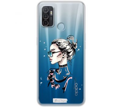 Чохол для Oppo A53 / A32 / A33 Mixcase дівчина дизайн 8