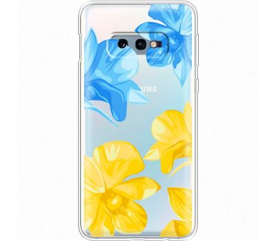 Чохол для Samsung Galaxy S10e (G970) MixCase патріотичні синьо-жовті квіти