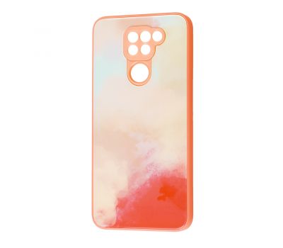 Чохол для Xiaomi Redmi Note 9 Marble Clouds pink sand