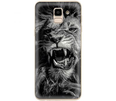 Чохол для Samsung Galaxy J6 2018 (J600) MixCase звірі оскал лева