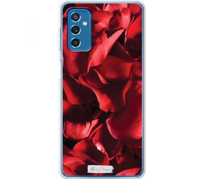 Чохол для Samsung Galaxy M52 (M526) Mixcase для закоханих червона троянда
