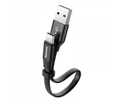 Кабель USB Baseus Type-C Nimble Portable 3.0A 0.23m чорний