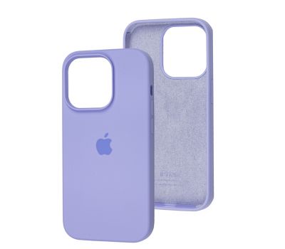 Чохол для iPhone 14 Pro Square Full silicone фіолетовий / elegant purple