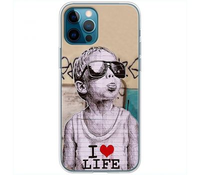 Чохол для iPhone 12 Pro Max MixCase графіті I love life