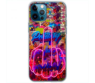 Чохол для iPhone 12 Pro Max MixCase графіті pink hand