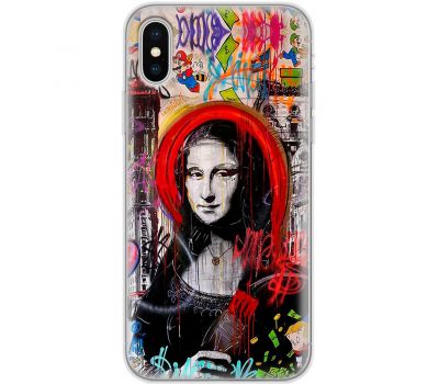 Чохол для iPhone Xs Max MixCase графіті Мона Ліза