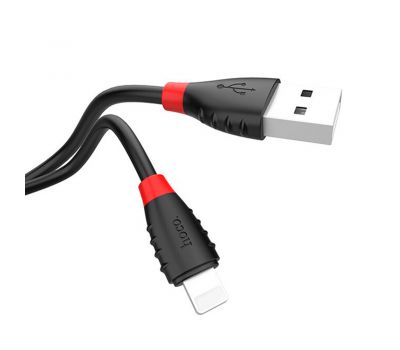 Кабель USB Hoco X27 Excellent Lightning 2.4A 1.2 m чорний 3268312