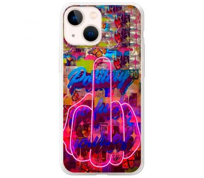 Чохол для iPhone 14 MixCase графіті pink hand