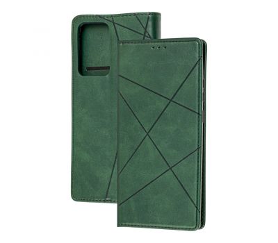 Чохол книжка Business Leather для Samsung Galaxy Note 20 Ultra (N986) зелений